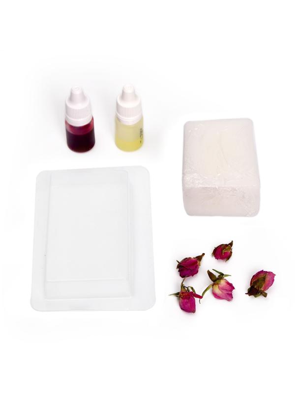 Набор для творчества. Мыло своими руками с бутонами роз