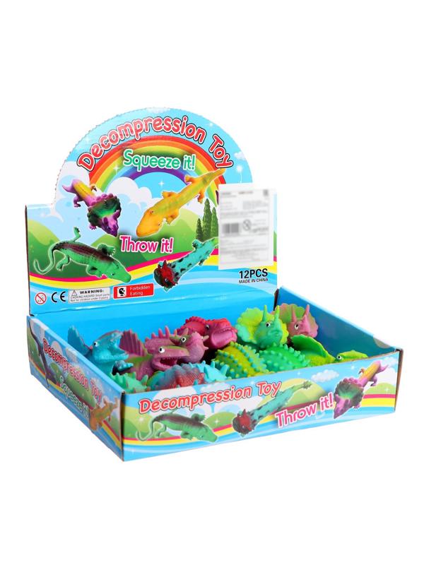 Мялка «Динозавр», цвета МИКС