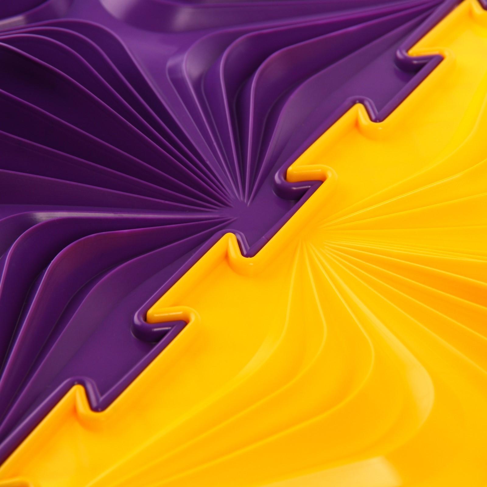 Модульный массажный коврик ОРТОДОН «Калейдоскоп», жесткий, цвет МИКС