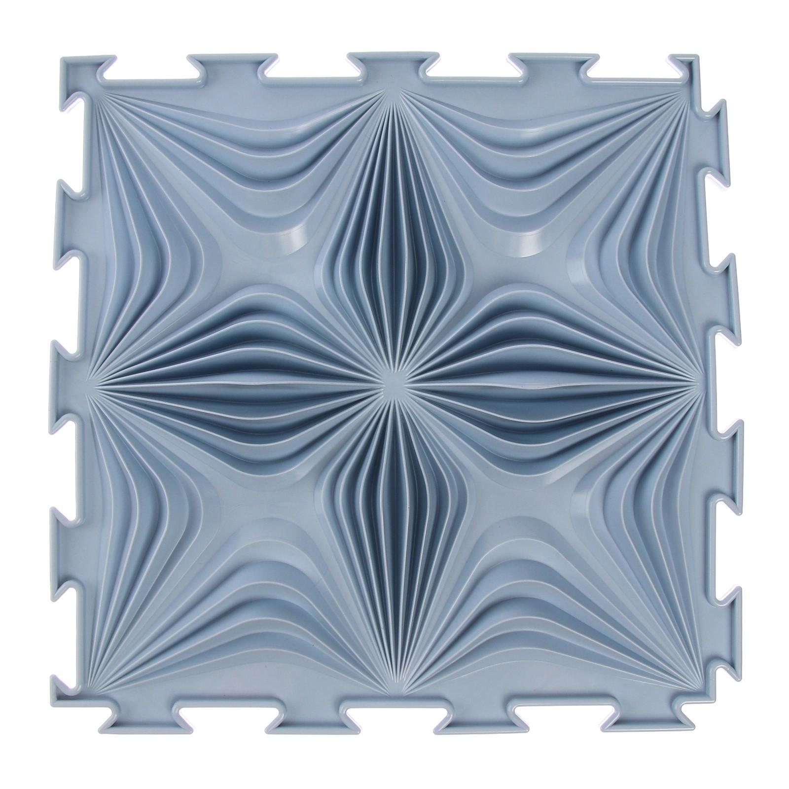 Модульный массажный коврик ОРТОДОН «Калейдоскоп», жесткий, цвет МИКС