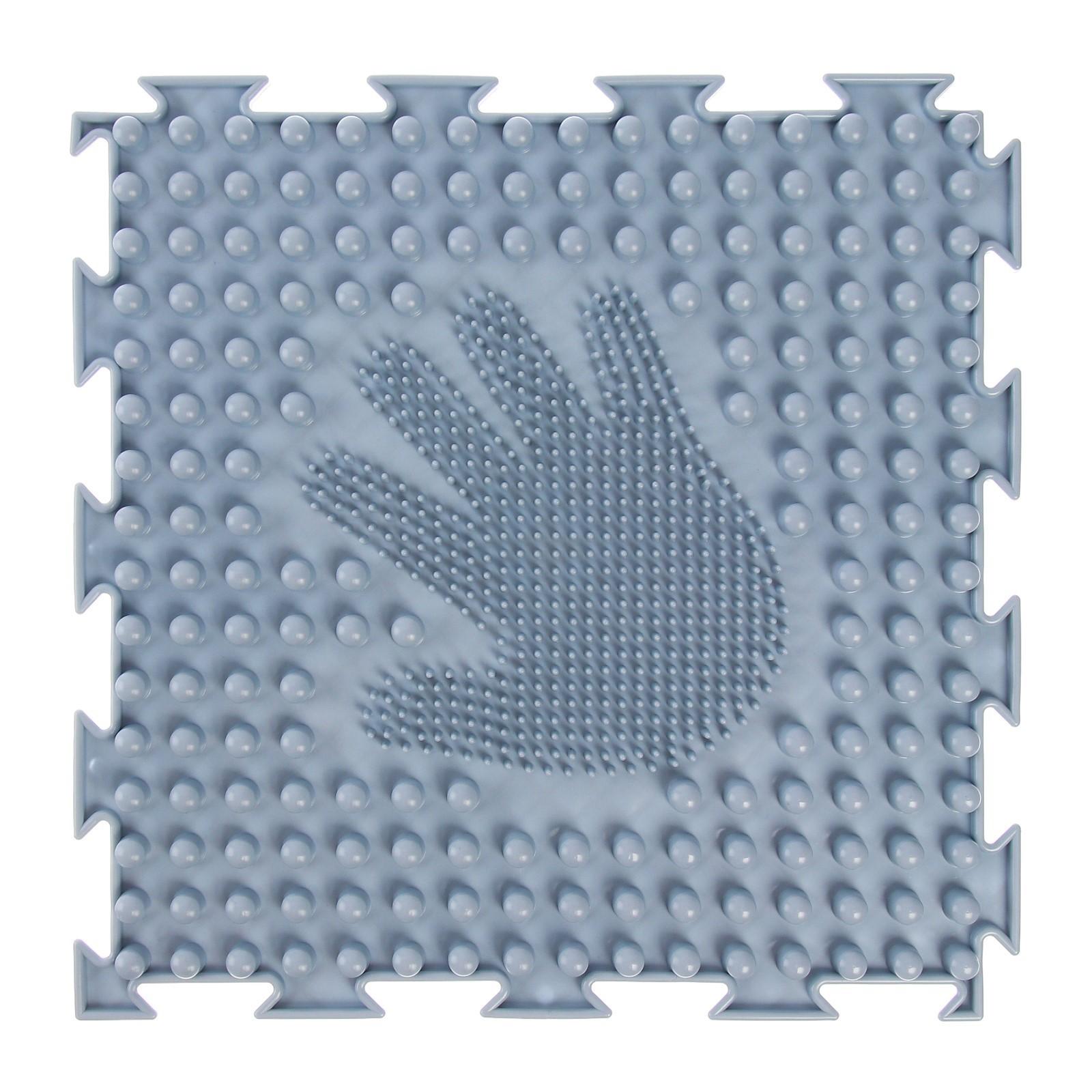 Модульный массажный коврик ОРТОДОН, «Ладошки», мягкий, цвет МИКС