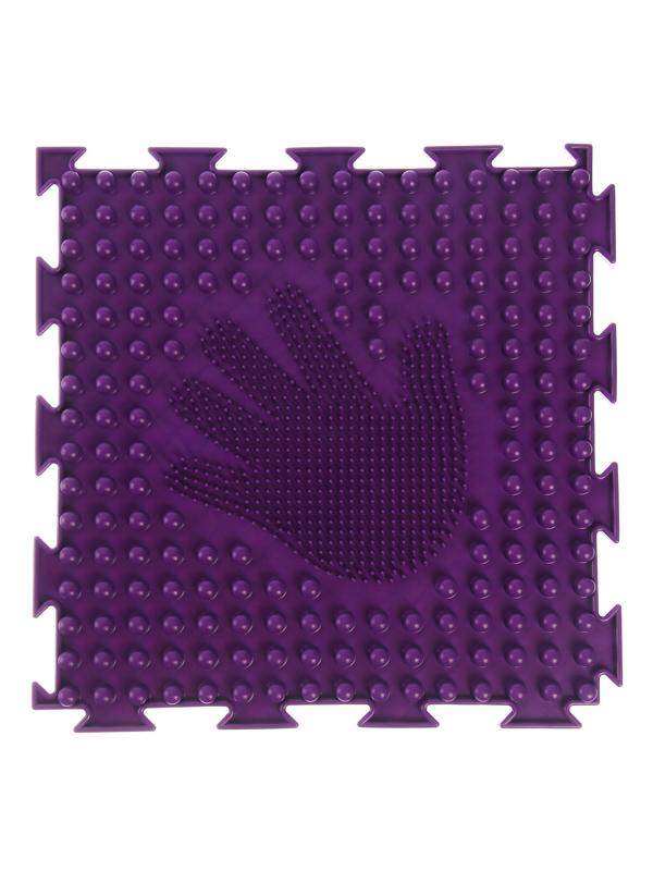 Модульный массажный коврик ОРТОДОН, «Ладошки», мягкий, цвет МИКС