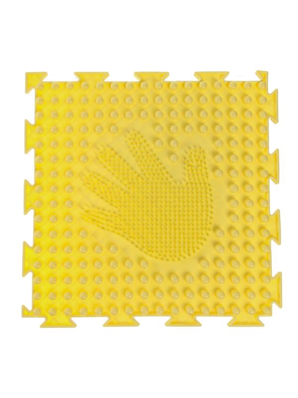 Модульный массажный коврик ОРТОДОН, «Ладошки», мягкий, цвет МИКС