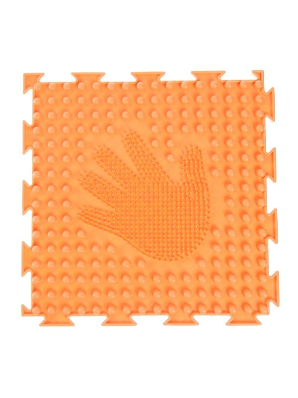 Модульный массажный коврик ОРТОДОН, «Ладошки», мягкий, цвет МИКС