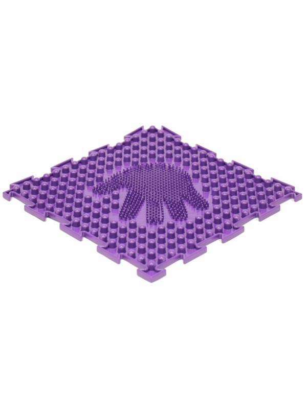 Модульный массажный коврик ОРТОДОН, «Ладошки», мягкий, цвет МИКС