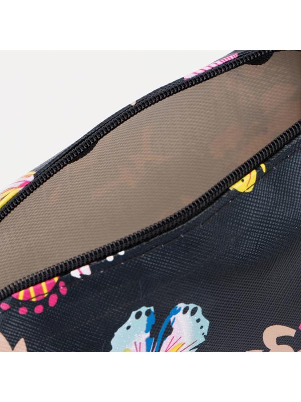 Косметичка на молнии, цвет чёрный