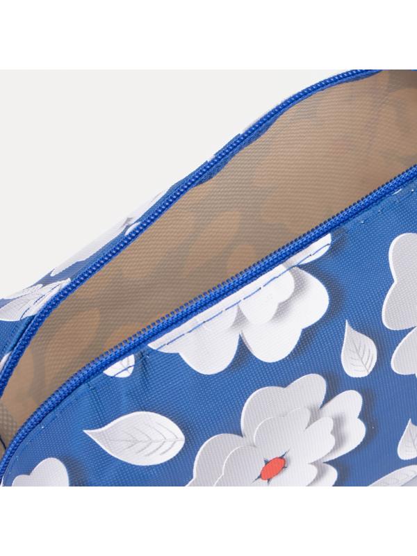 Косметичка на молнии, цвет синий