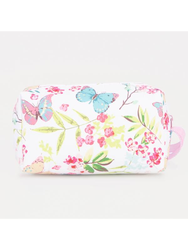 Косметичка на молнии, цвет белый