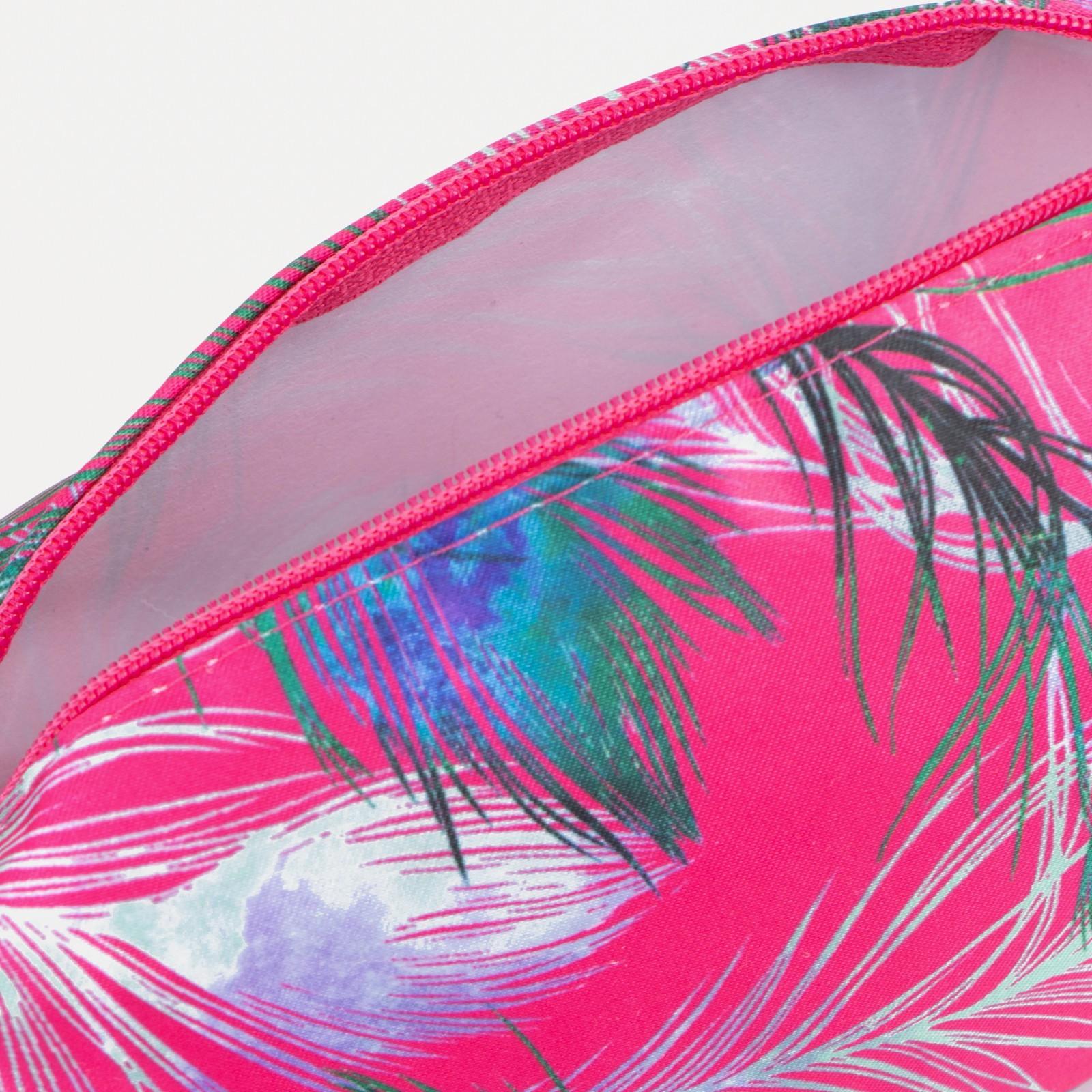 Косметичка на молнии, цвет розовый