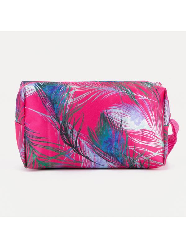 Косметичка на молнии, цвет розовый