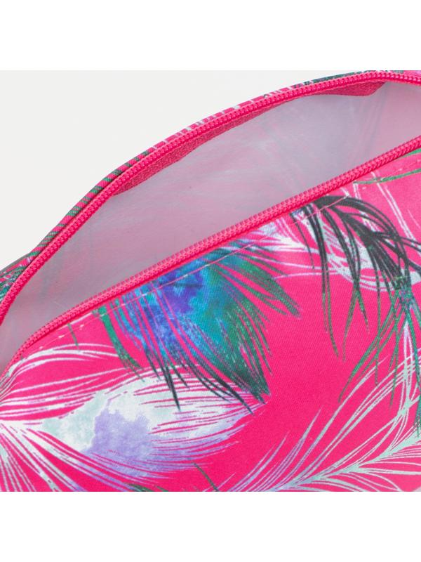 Косметичка на молнии, цвет розовый