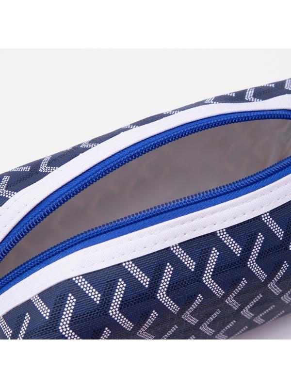 Косметичка на молнии, цвет синий