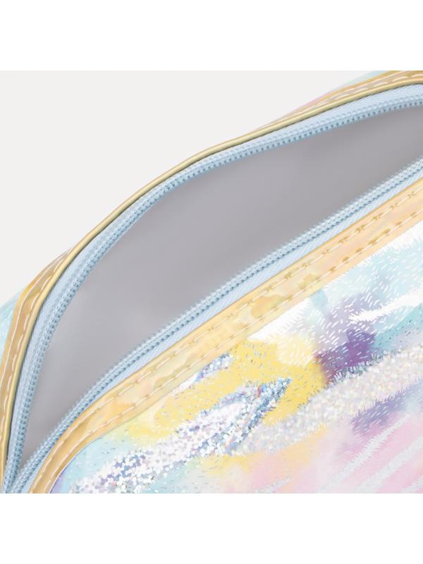 Косметичка на молнии, цвет разноцветный