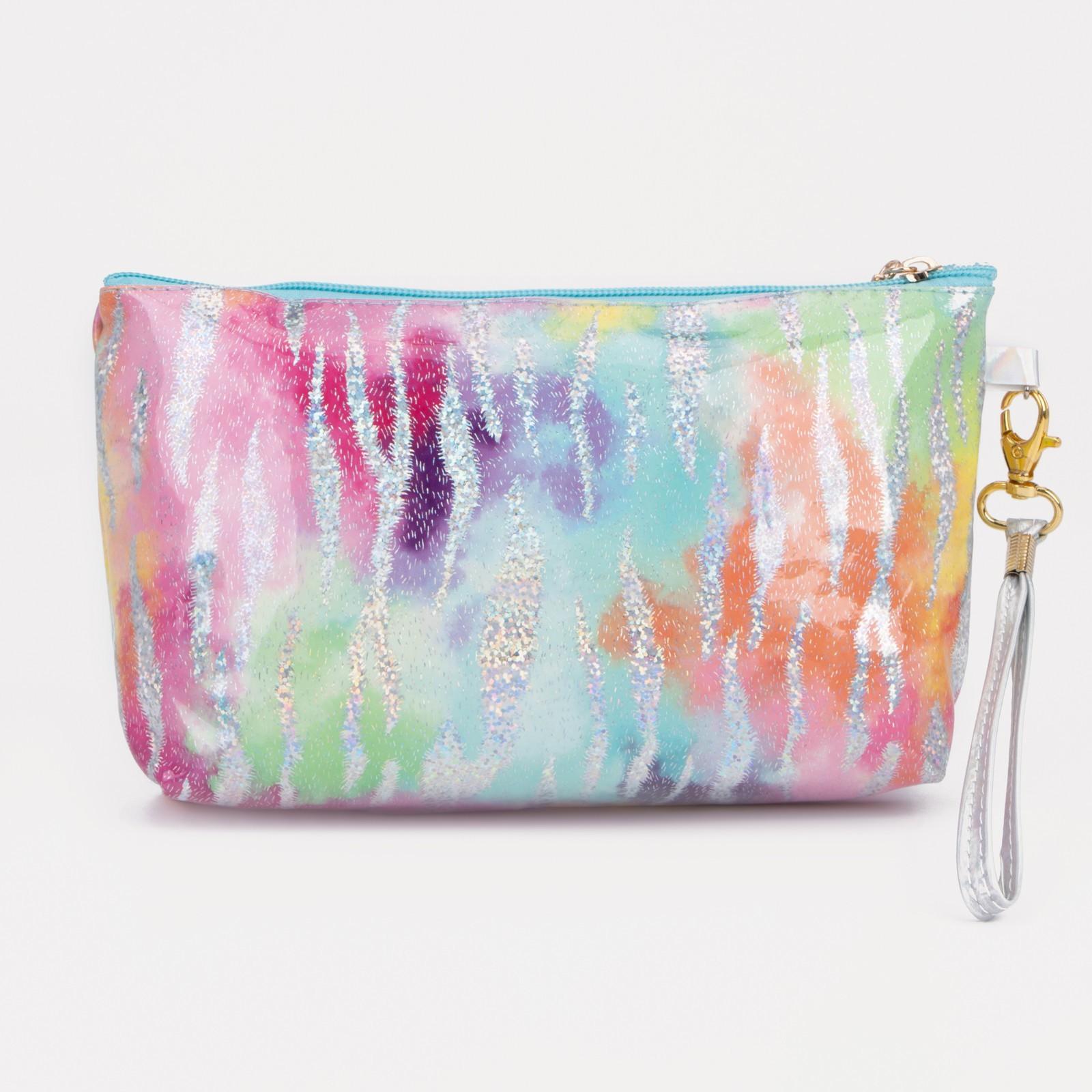Косметичка на молнии, цвет разноцветный
