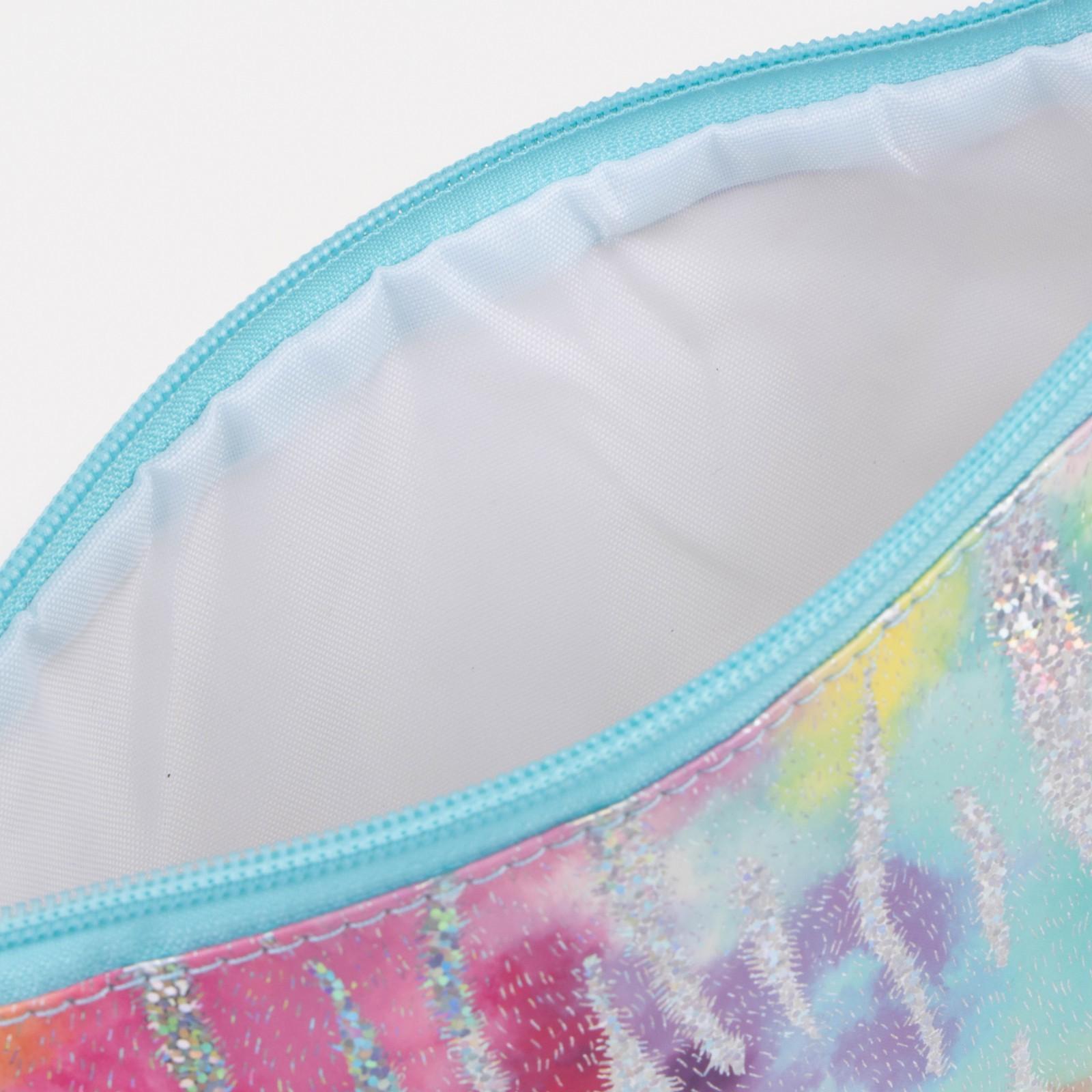 Косметичка на молнии, цвет разноцветный