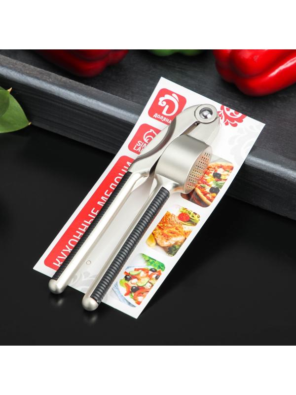 Пресс для чеснока Доляна «Велес», цвет хромированный