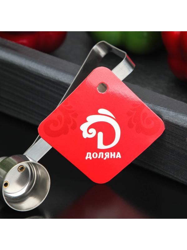 Резак для скорлупы у яиц Доляна, 10×2,5×5,3 см, цвет хромированный