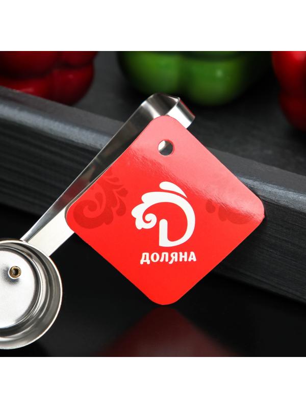 Резак для скорлупы у яиц Доляна, 10×3,4×5,3 см, цвет хромированный