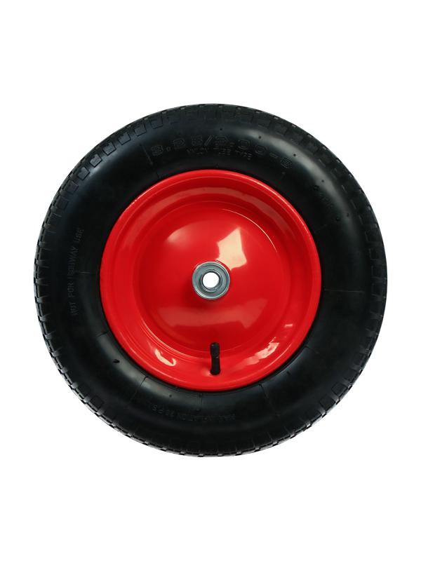 Колесо пневматическое, d = 360 мм, ступица: диаметр 16 мм, длина 90 мм