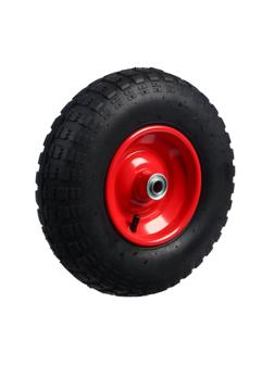 Колесо пневматическое, d = 330 мм, ступица: диаметр 16 мм, длина 80 мм