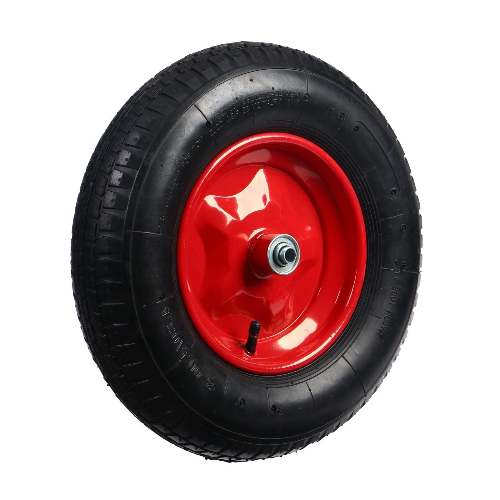 Колесо пневматическое, d = 380 мм, ступица: диаметр 12 мм, длина 105 мм