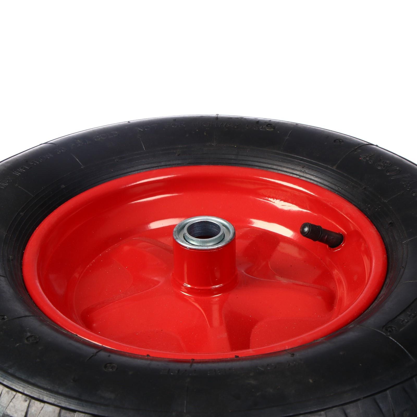 Колесо пневматическое, d = 380 мм, ступица: диаметр 20 мм, длина 90 мм