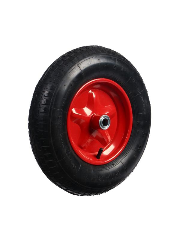 Колесо пневматическое, d = 380 мм, ступица: диаметр 20 мм, длина 90 мм