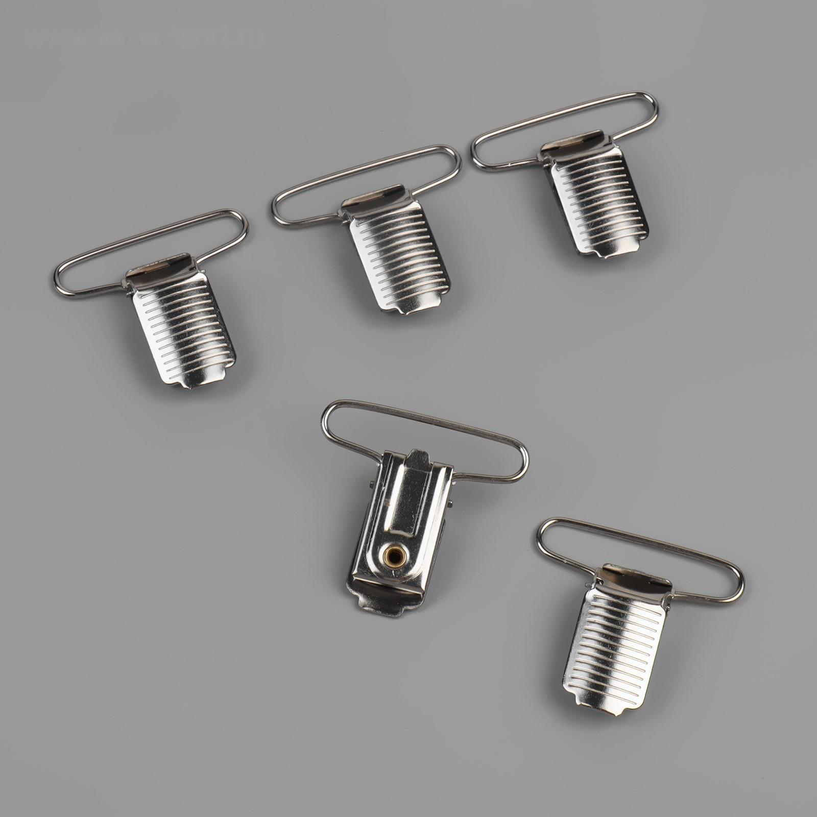 Клипса для фиксации, 25 мм, цвет никель