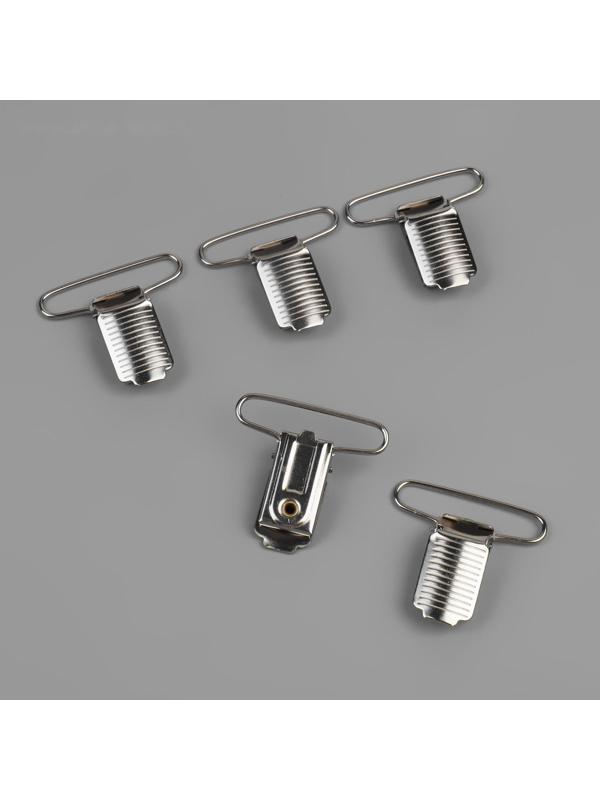 Клипса для фиксации, 25 мм, цвет никель