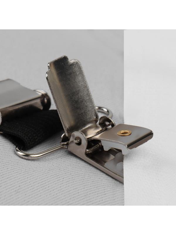 Клипса для фиксации, 25 мм, цвет никель