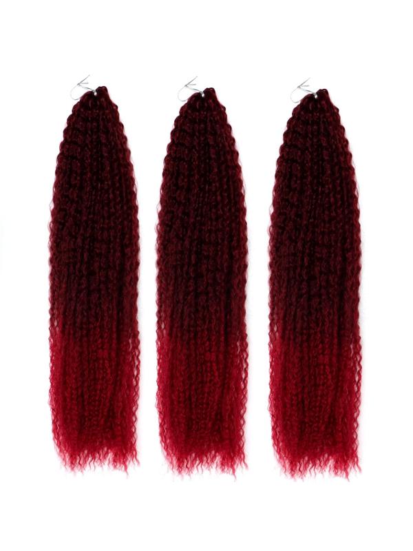 САМБА Афролоконы, 60 см, 270 гр, цвет бордовый/тёмно-бордовый HKB99/39 (Бразилька)