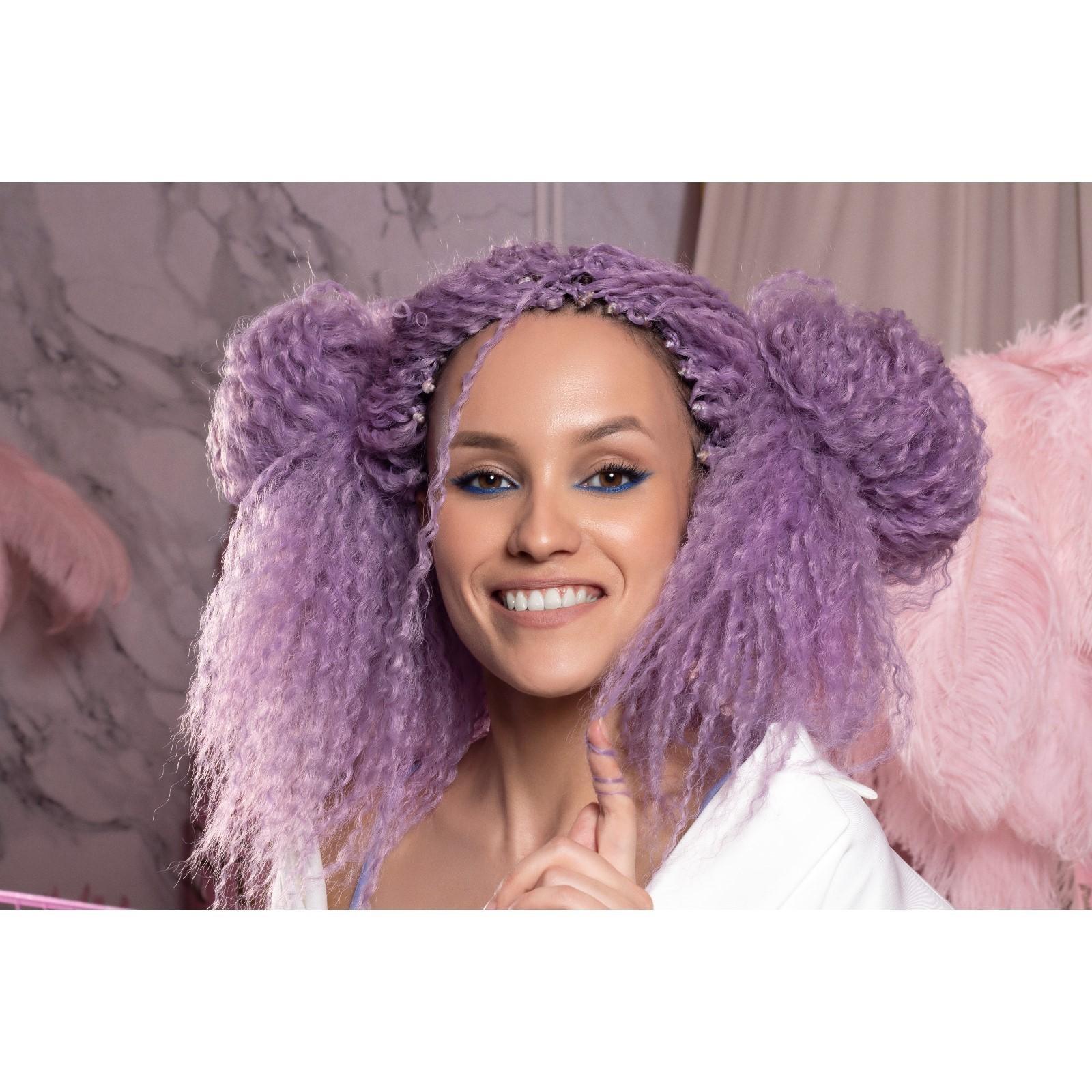 САМБА Афролоконы, 60 см, 270 гр, цвет тёмно-русый/светло-русый HKB18Т/16 (Бразилька)