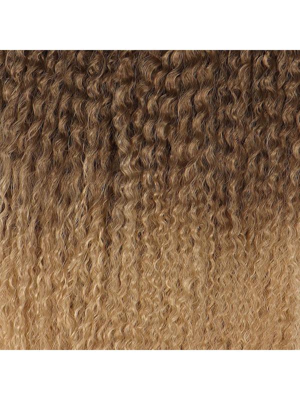 САМБА Афролоконы, 60 см, 270 гр, цвет тёмно-русый/светло-русый HKB18Т/16 (Бразилька)