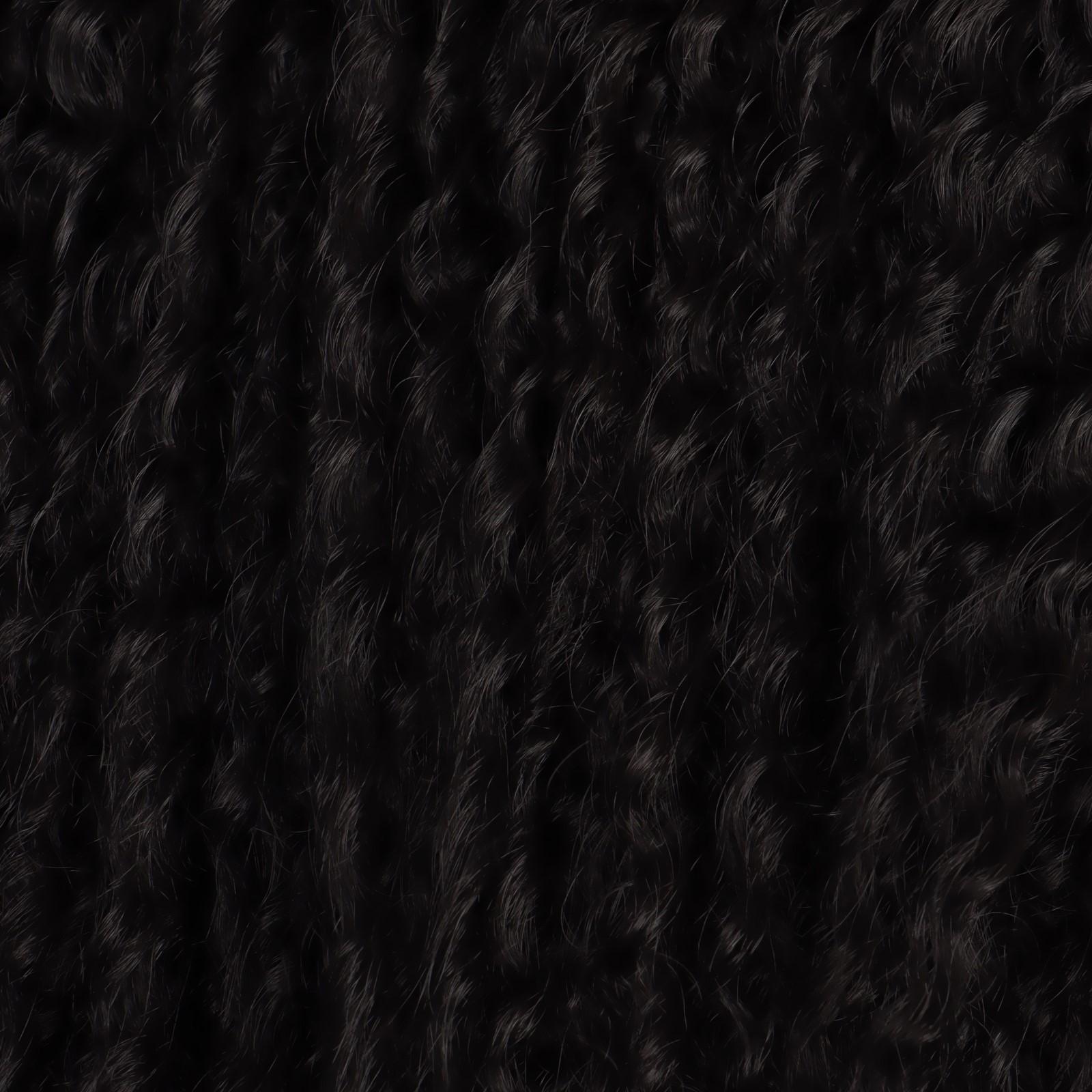 САМБА Афролоконы, 60 см, 270 гр, цвет чёрный HKB1В (Бразилька)