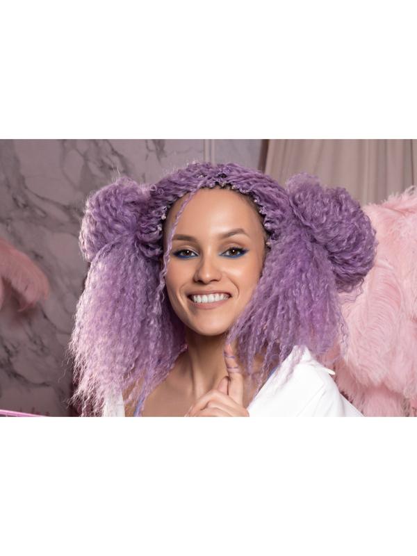 САМБА Афролоконы, 60 см, 270 гр, цвет чёрный HKB1В (Бразилька)