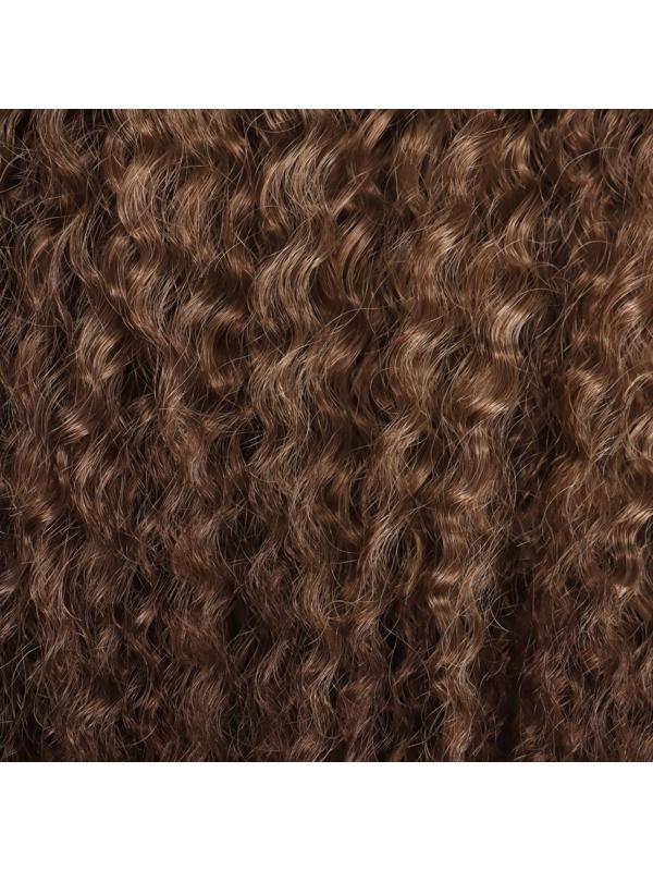 САМБА Афролоконы, 60 см, 270 гр, цвет тёмно-русый/русый HKB18Т/6 (Бразилька)