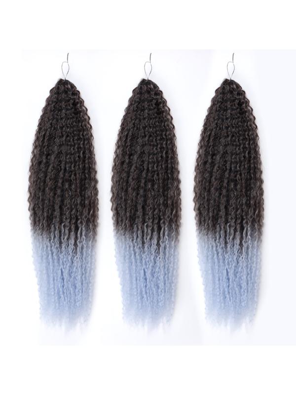 САМБА Афролоконы, 60 см, 270 гр, цвет тёмно-русый/светло-голубой HKB6К/Т3930 (Бразилька)