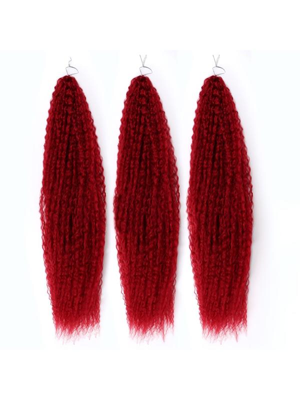 САМБА Афролоконы, 60 см, 270 гр, цвет тёмно-красный HKBТ1762 (Бразилька)