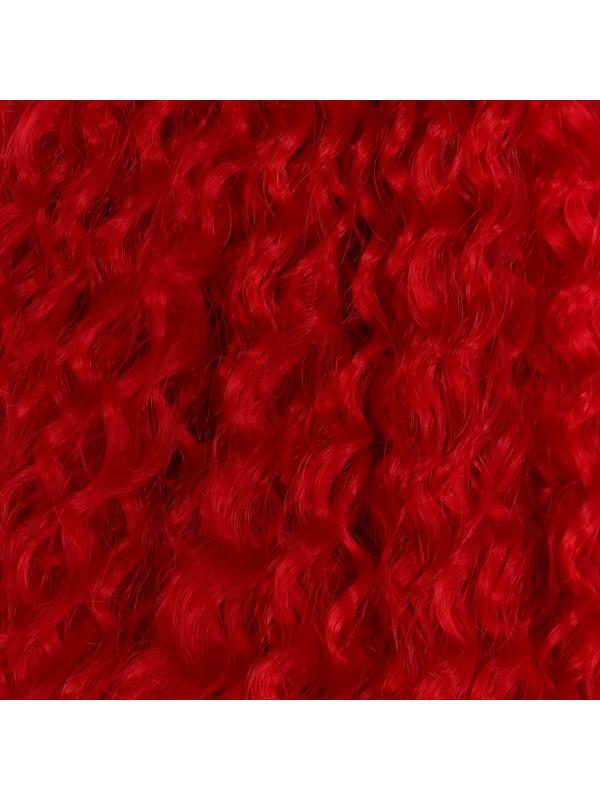 САМБА Афролоконы, 60 см, 270 гр, цвет красный HKBТ113В (Бразилька)