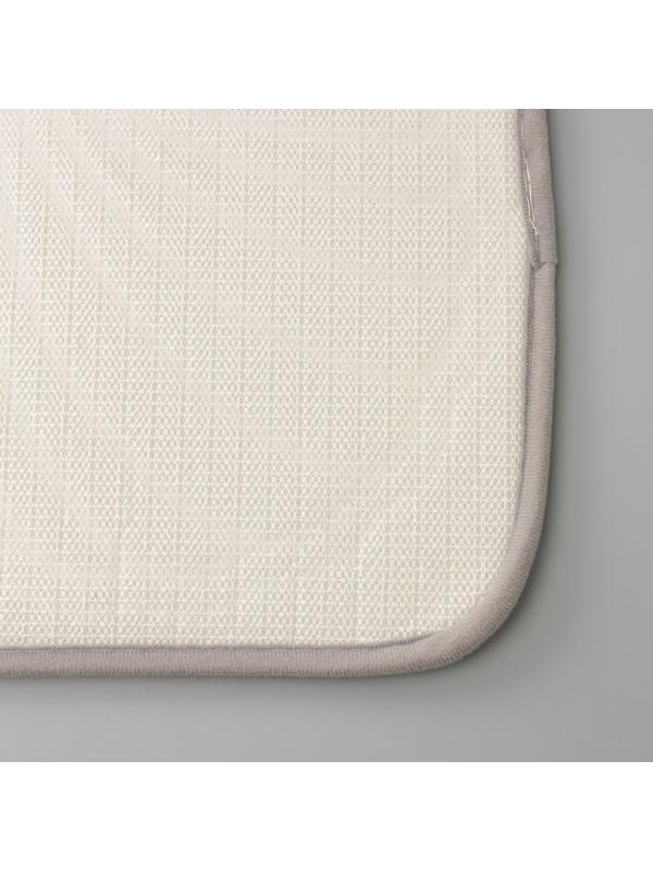 Набор ковриков для ванной и туалета Доляна «Морское дно», 3 шт: 50×80, 50×40, 38×43 см, цвет серый