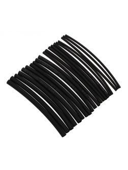 Термоусаживаемая трубка 2/3/4/5 набор (диаметр 2/3/4/5 мм, 10 cм), 20 шт, черный