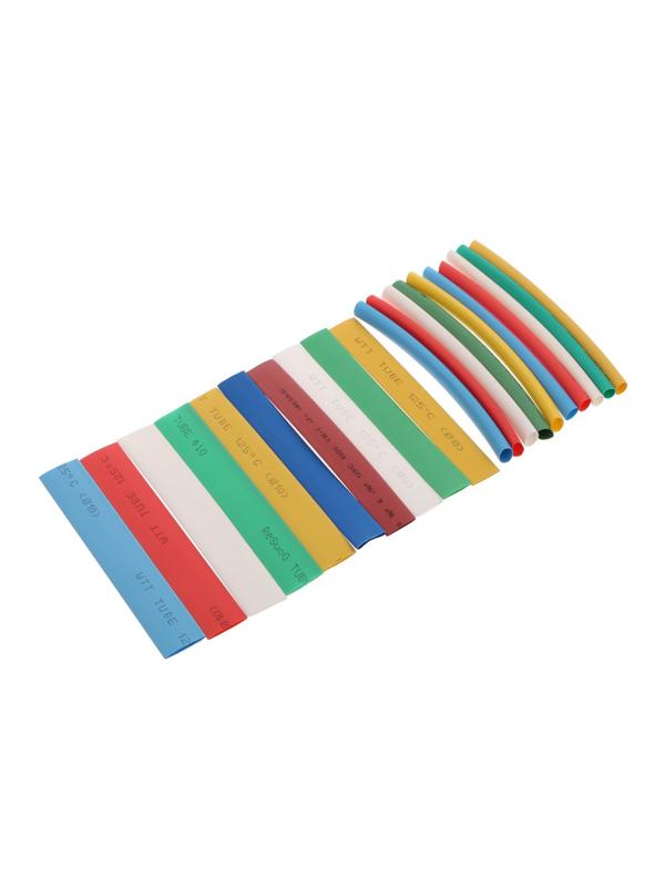 Термоусаживаемая трубка 5/6/8/10 набор (5 цветов по 4 шт, 10 cм), 20 шт