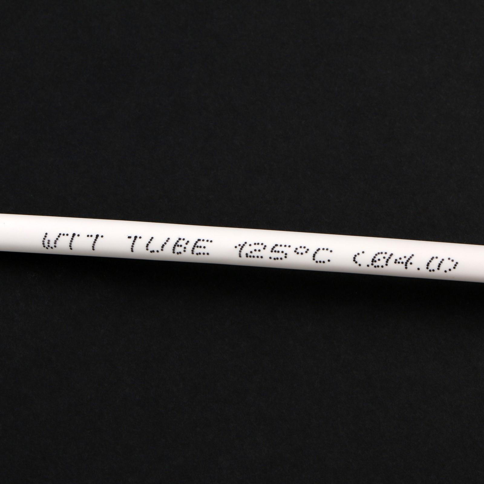 Термоусаживаемая трубка 4/2 мм, белая, упаковка 20 шт. по 1 м