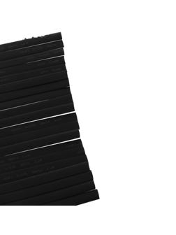 Термоусаживаемая трубка 8/4 мм, черная, упаковка 20 шт. по 1 м