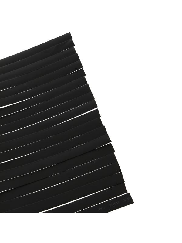 Термоусаживаемая трубка 10/5 мм, черная, упаковка 20 шт. по 1 м