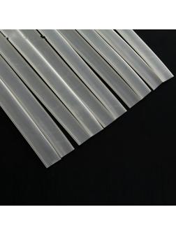 Термоусаживаемая трубка, 12,7/4,2 мм, клеевая, прозрачная, упаковка 10 шт. по 1 м