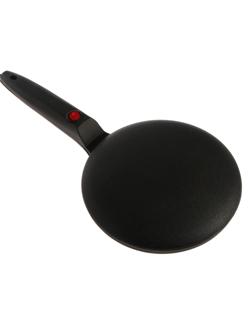 Блинница электрическая Luazon LBEL-04, погружная, 600 Вт, d=20 см, антипр.покрытие, чёрная