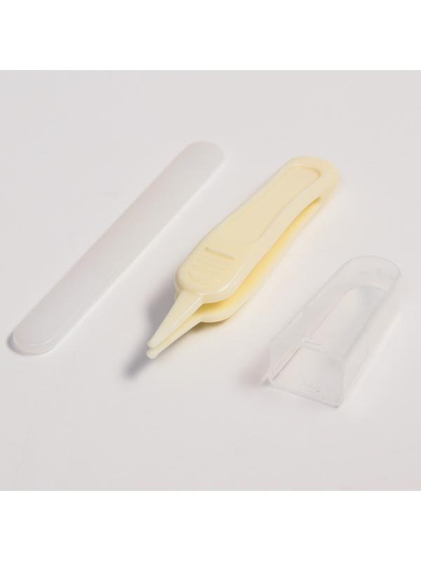 Набор по уходу за ребенком, 4 предмета, цвет желтый