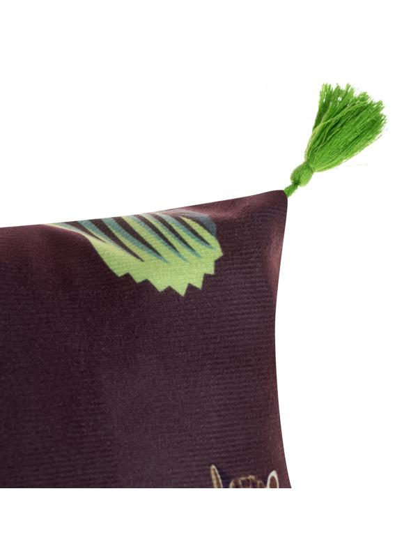 Наволочка декоративная с кисточками Этель «Хищники», 43х43 см