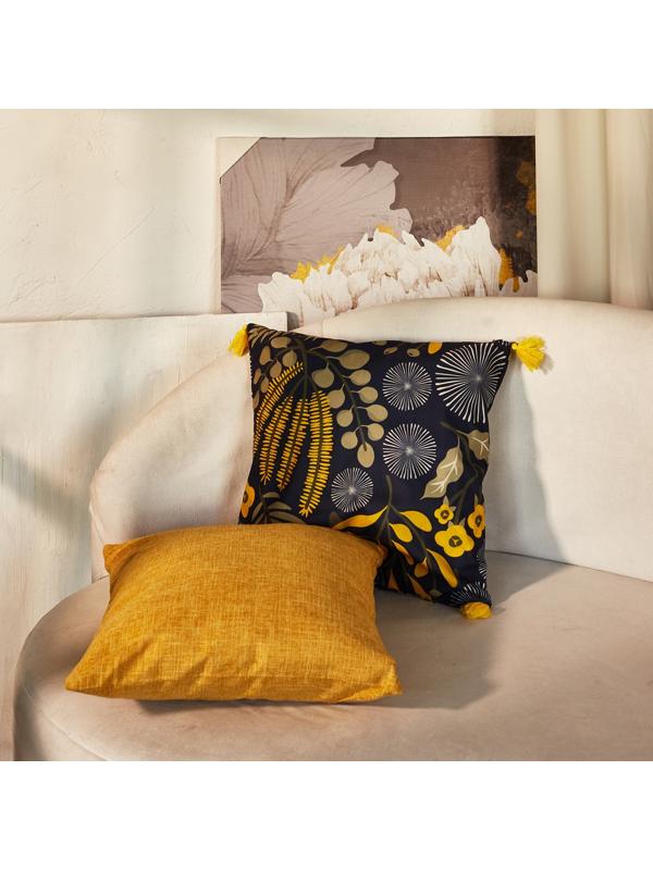 Чехол на подушку с кисточками Этель «Солнце», 43х43 см